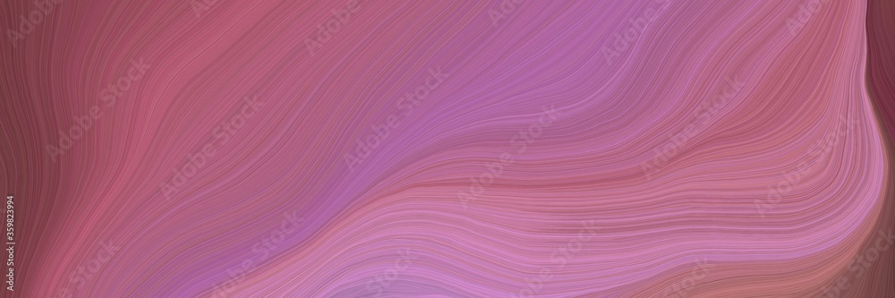 Poster soft background graphic with modern soft curvy waves background design with mulberry , old mauve and