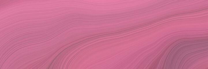 Fototapeta premium soft background graphic with abstract waves illustration with pale violet red, antique fuchsia and pastel magenta color