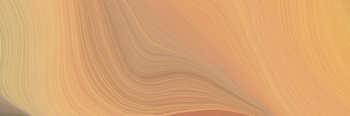 soft background graphic with modern soft curvy waves background illustration with dark salmon, peru and burly wood color