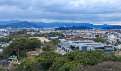 和歌山城 天守閣からの眺め