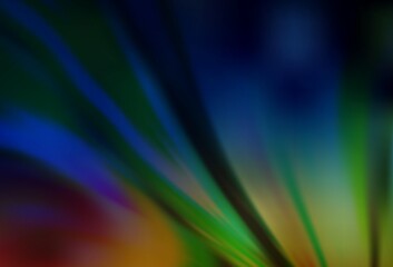 Dark Multicolor vector abstract layout. Creative illustration in halftone style with gradient. New way of your design.