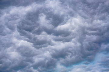 incredible swirling gray clouds, voluminous sky background, storm
