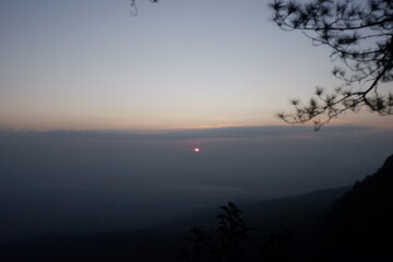 sunrise over the sea