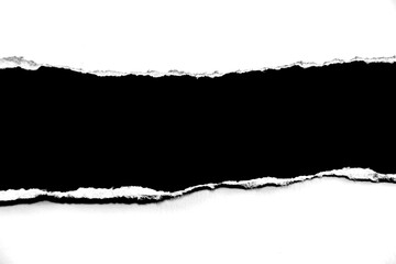 The paper is torn to create a template area. Text area Free space for designs and advertisements or used as a design background.