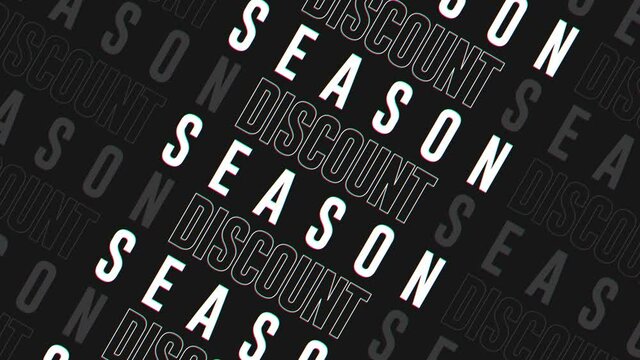 Super Sale text loop typography animation on transparent background. Horizontal and Vertical endless stock motion graphic footage.