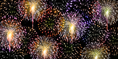 花火 夏 国旗 背景 Wall Mural Wallpaper Murals J Boy