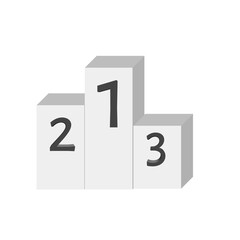 pedestal of the winner illustration