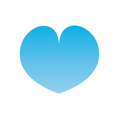 Heart gradient style icon vector design