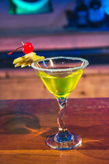 Cocktails tragos coloridos