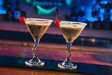 Cocktails tragos coloridos