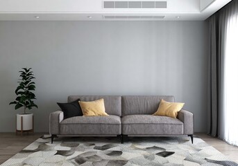 living room interior furniture design with sofa	