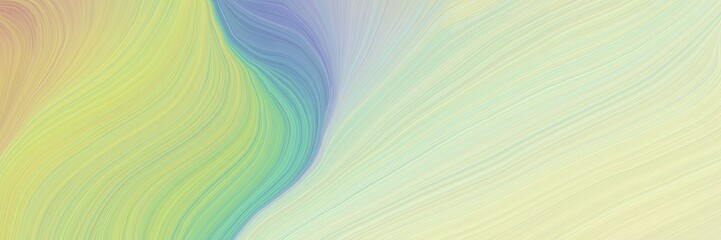colorful vibrant creative waves graphic with modern soft swirl waves background design with tea green, cadet blue and tan color