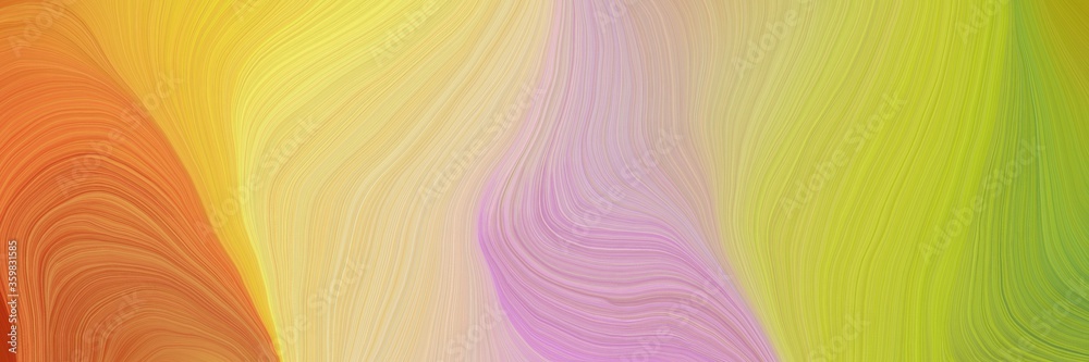 Poster colorful vibrant abstract artistic waves graphic with modern soft swirl waves background illustratio