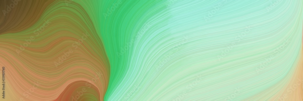 Poster colorful vibrant abstract artistic waves graphic with modern waves background illustration with powd