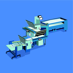 ENGRAPADORA, IMPRENTA, MÁQUINA, TALLER, FOLLETO, REVISTA