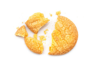 butter cookies isolated