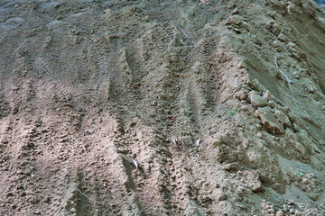 2020-06-23 A JUMP FACE MADE OF DIRT AT A BMX TRACK
