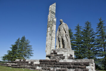 Monument to the victims of World War II, the city of Martvili, Samegrelo Zemo Svaneti, Georgia.