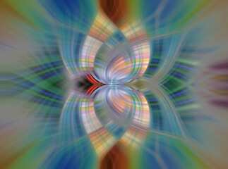 Obraz premium colorful and artistic twirl in various abstract shapes