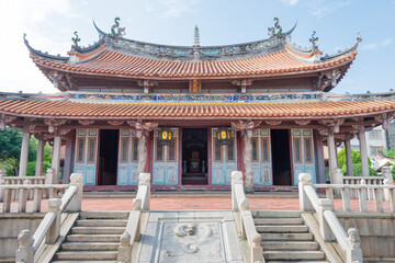 Changhua Confucian Temple in Changhua, Taiwan. The temple was originally built in 1726.