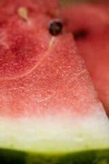 Red watermelon background macro photo