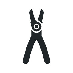 Pliers cutter icon