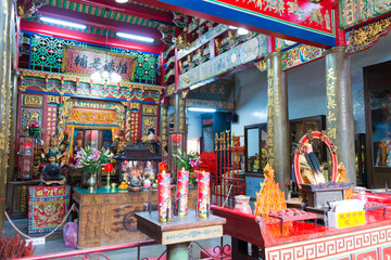 Fototapeta na wymiar Chenghuang Temple in Taichung, Taiwan. The temple was originally built in 1889.