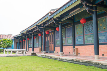 Wufeng Lin Family Mansion and Garden in Taichung, Taiwan. The residence was originally built in 1864, and National Historical Site.