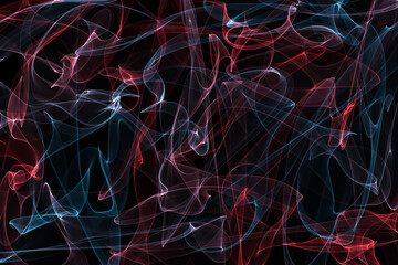colorful pattern abstract geometric lines spark texture fire on black background