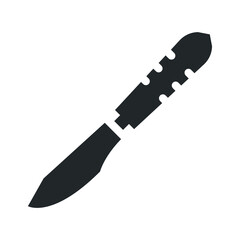 Surgery scalpel icon