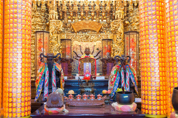 Taiwan's First Temple of Heaven (Tian Gong Temple) in Tainan, Taiwan. The temple was built in 1854...