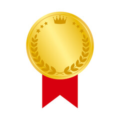 金色のランキングアイコン・ラベル