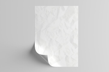 A4 paper sheet mockup