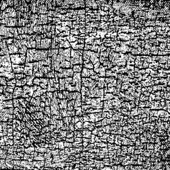 Grunge background black and white. Texture of chips, cracks, scratches, scuffs, dust, dirt. Dark monochrome surface. Old vintage vector pattern.