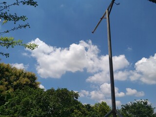 beautifull wind in blue sky