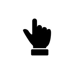 finger touch icon glyph style design