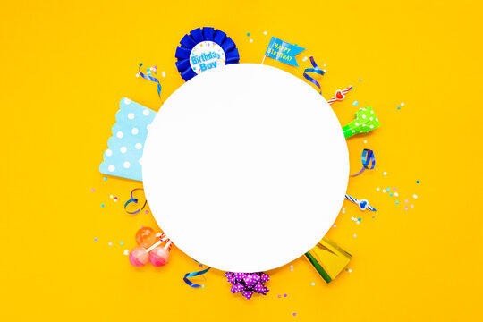 Birthday party background concept
