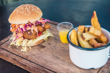 Platos de menu restaurante
