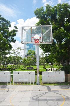 Basketball Court That No One Uses.