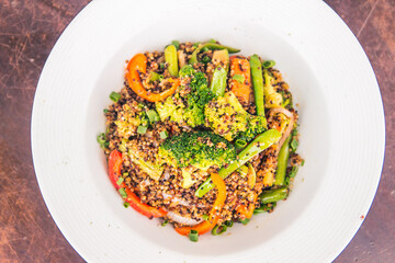 Platos de menu restaurante