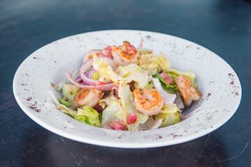 Platos de menu restaurante