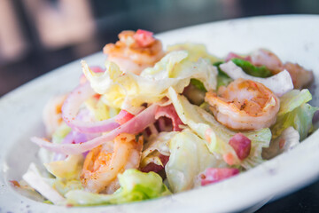 Platos de menu restaurante