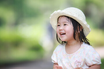 笑顔の女の子