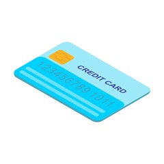 Credit card vector. Credit card for payment without cash.