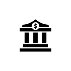 bank icon logo illustration design