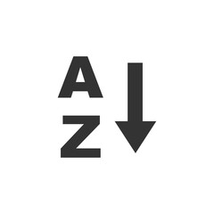 A to Z Vector Icon