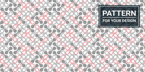 Seamless pattern. Abstract background of metabols, for your design.