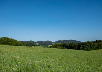 Thüringer Wald Berge in Ostdeutschland