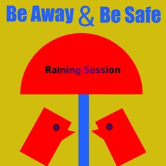 Be away be safe awareness illustration for coronavirus infection Texture image for background wallpaper 