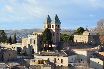 Fototapeta na wymiar Toledo, Spain in Winter